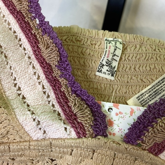 NWT Free People crochet, boho bralette - Picture 4 of 6